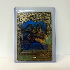 MTG The Hobbit Smaug the Magnificent Gleaming Gold Headliner Card picture