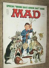 Vintage Mad Magazine July 1976 No. 184,Iconic Humor,Arbor Day,RARE Double Cover picture