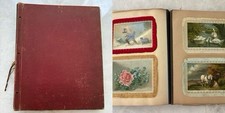 Louis Prang & Co Victorian Era Holiday Greeting Cards Salesman Sample Album RARE picture