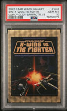 2022 Star Wars Chrome Galaxy X-Wing VS. Tie Fighter GG-4 Superfractor 1/1 PSA 10 picture
