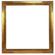 BEN BADURA 20th c. Bucks County New Hope PA CARVED GILT PICTURE FRAME 24