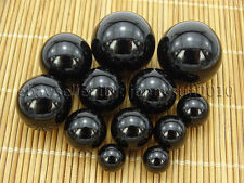 Natural Black Onyx Gemstone Round Sphere Ball Collectible Reiki Chakra 6mm 8mm  picture