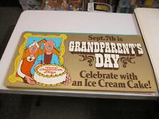 Baskin Robbins ice cream 9/7/1980 store sign GRANDPARENT'S DAY American Gothic picture