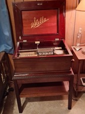 Antique STELLA music Box SWISS picture