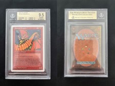 Shivan Dragon 5th EDITION Mtg MINT Graded BGS 9.5 QUAD++ (9.5/10/9.5/10) POP 2 picture