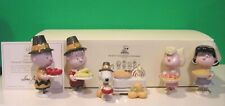 LENOX PEANUTS THANKSGIVING Charlie Brown Sally Snoopy Linus Lucy NEW in BOX wCOA picture