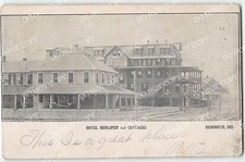 Hotel Henlopen, Rehoboth Beach, Delaware 1907 Scarce Antique Postcard picture