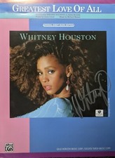Whitney Houston Signed Autograph 8x10 COA. picture
