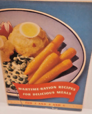 Wartime-Ration Recipes for Delicious Meals for 2 and 6 Cookbook picture