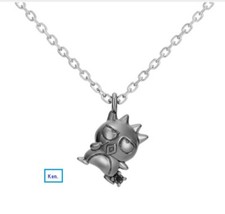 U-TREASURE Bad Badtz-Maru Sanrio Necklace platinum Black coating Japan Kawaii picture