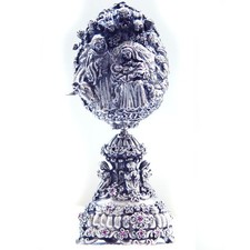 The Birth of Jesus Sterling Silver Egg picture