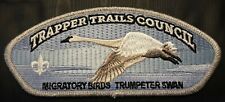 MERGED TRAPPER TRAILS  BSA OA LODGE 535 MIGRATORY BIRDS TRUMPETER SWAN CSP  picture