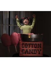Animated Girl Spinning In Cotton Candy Bowl Halloween Prop Animatronic (a) picture