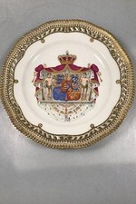 Royal Copenhagen Flora Danica Danish Coat of Arms Plate picture