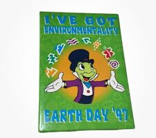 Disney Parks Walt Disney World 1997 Earth Day Button Pin Back Pin Environment picture