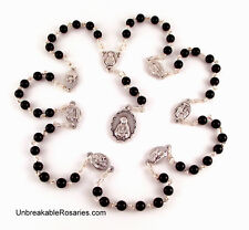 Rosary of The Seven Sorrows of Mary in Black Onyx Mater Dolorosa Servite Rosary picture
