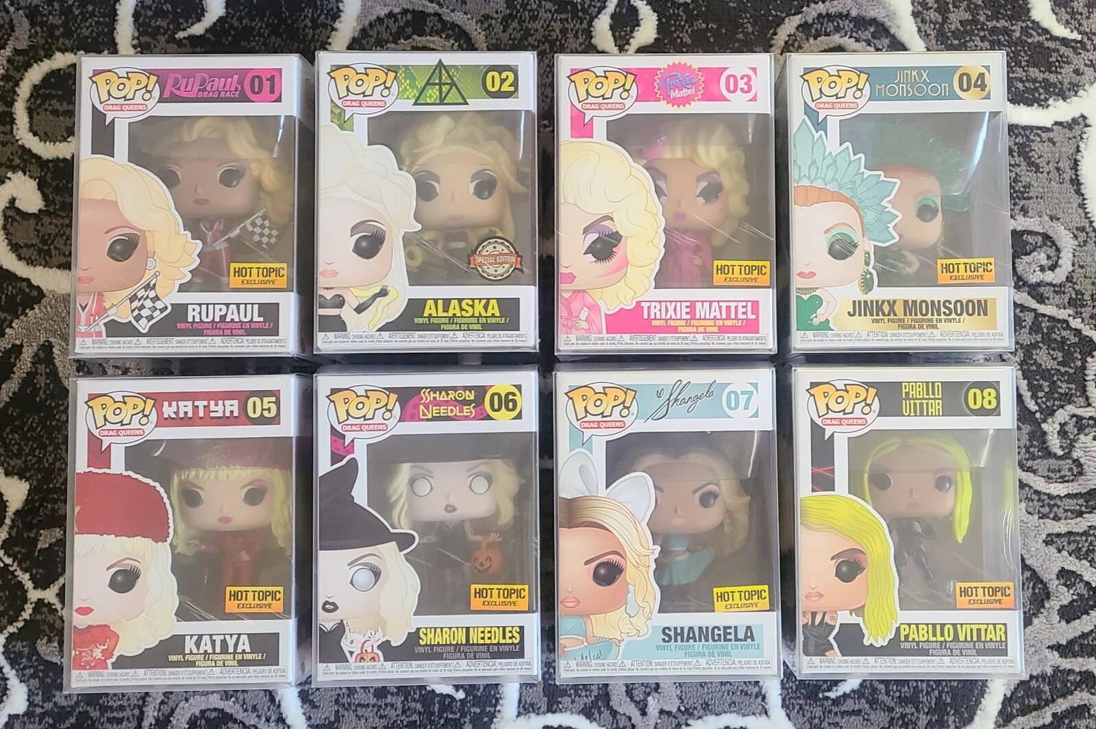 👑 FUNKO Drag Queens 8 Collection Queens *NEW UNOPENED W/CLEAR PROTECTORS* 👑 👑 FUNKO Drag Queens 8 Collection Queens *NEW UNOPENED W/CLEAR PROTECTORS* 👑
