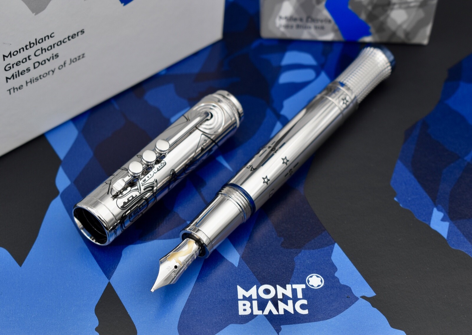 MONTBLANC 2016 Miles Davis Great Characters Limited Edition 1926 Fountain Pen MONTBLANC 2016 Miles Davis Great Characters Limited Edition 1926 Fountain Pen