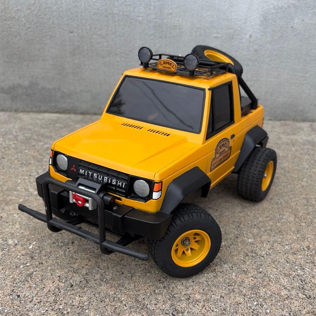 Vintage Tamiya 1/10 Mitsubishi Pajero 4WD RC Car Vehicle Chassis No Motor Used Vintage Tamiya 1/10 Mitsubishi Pajero 4WD RC Car Vehicle Chassis No Motor Used