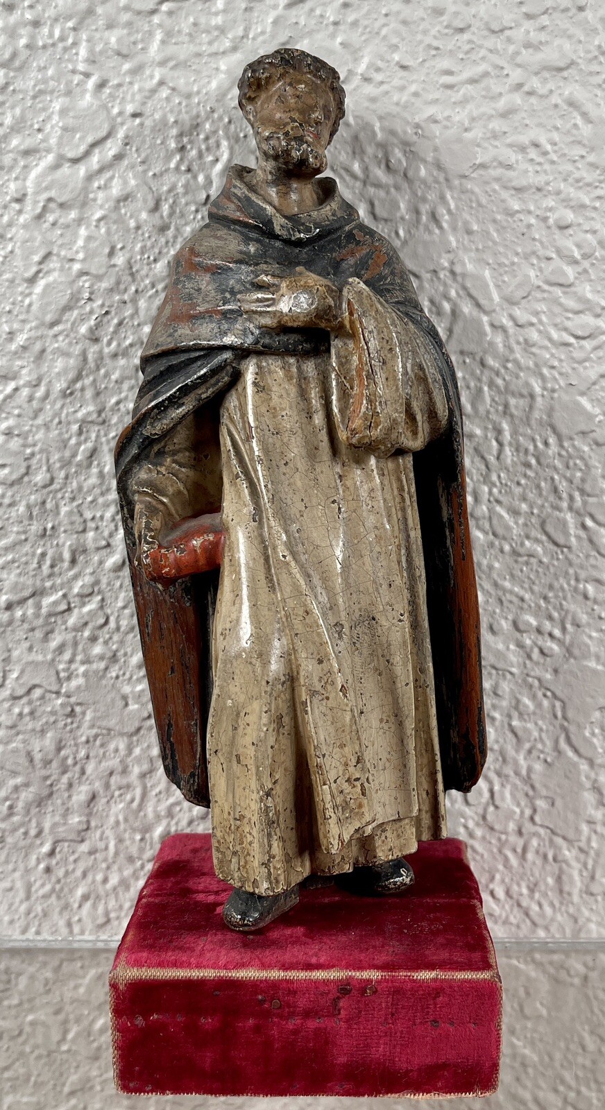Antique 18th Century Carved Saint Apostle French German Religious Figure 1700’s Antique 18th Century Carved Saint Apostle French German Religious Figure 1700’s