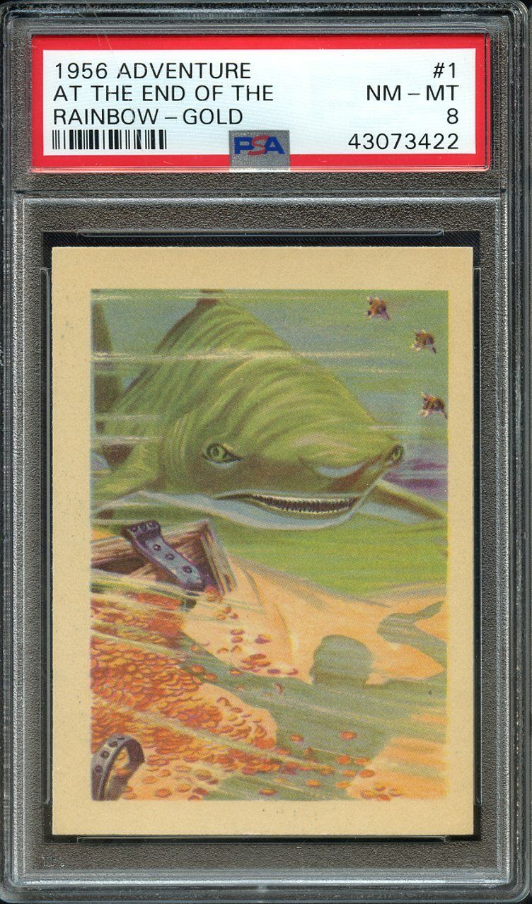 1956 ADVENTURE 1 AT THE END OF THE RAINBOW-GOLD PSA NM-MT 8 NS