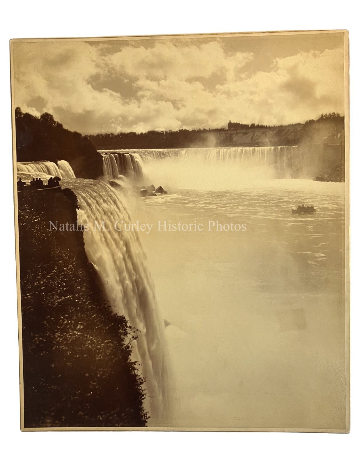 1880s Niagara Falls NY Mammoth Folio Photo Signed H.F. Nielsen 1880s Niagara Falls NY Mammoth Folio Photo Signed H.F. Nielsen