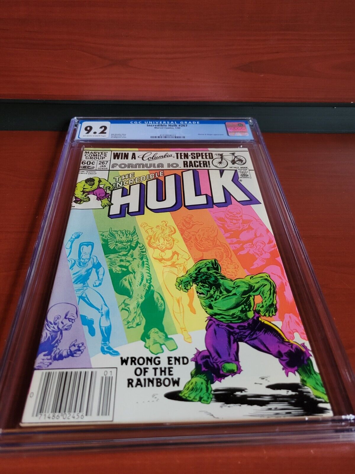 EXCELLENT  The Incredible Hulk #267 Wrong End of the Rainbow CGC 9.2 GRADED