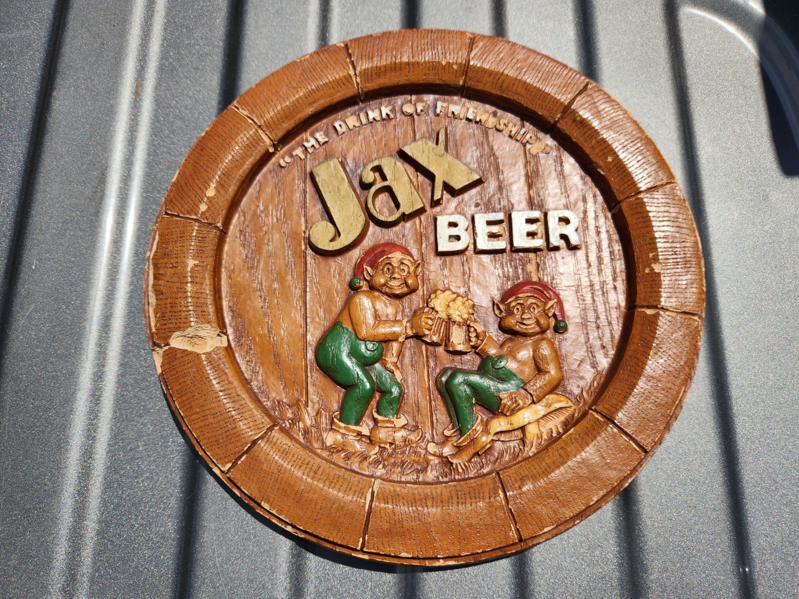 Rare 1913-1956 Jax Beer Jacksonville Florida Breweriana Advertisng Sign Rare 1913-1956 Jax Beer Jacksonville Florida Breweriana Advertisng Sign