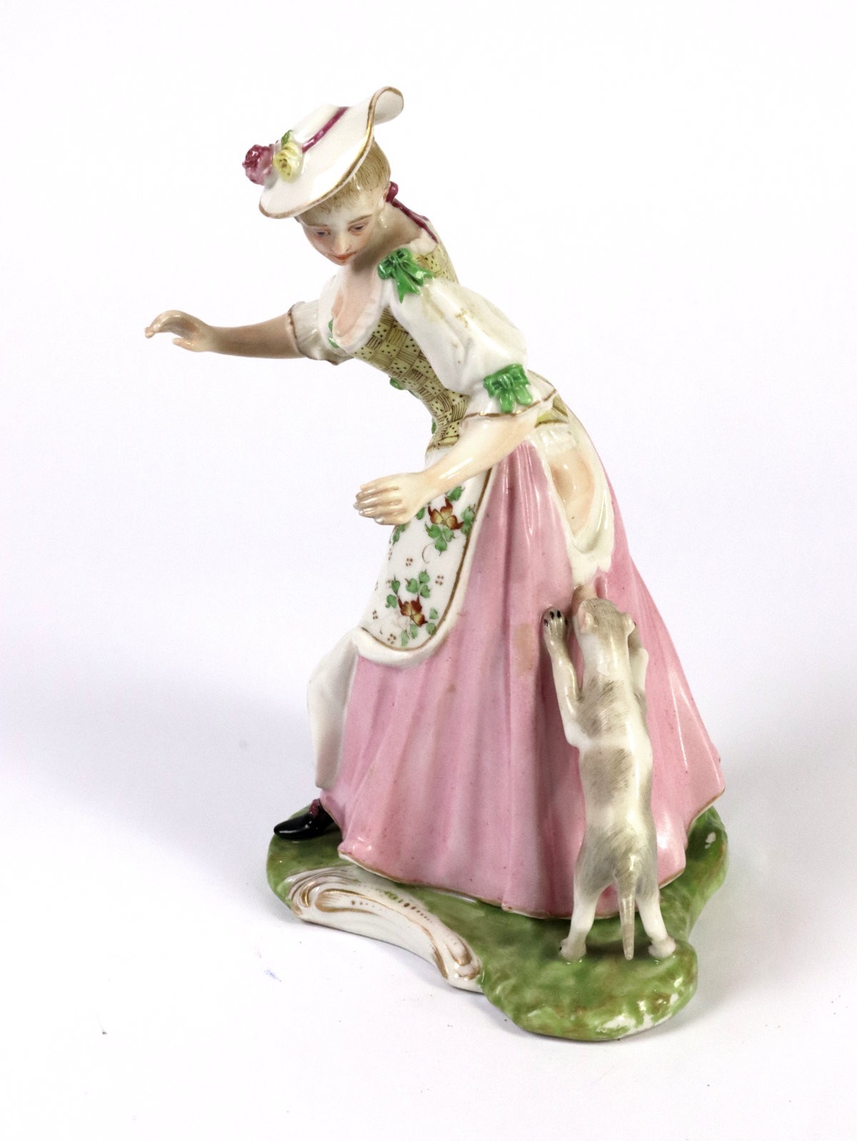 18th C. BUSTELLI FIGURE, CARL THEODOR, FRANKENTHAL (ref 0591)
