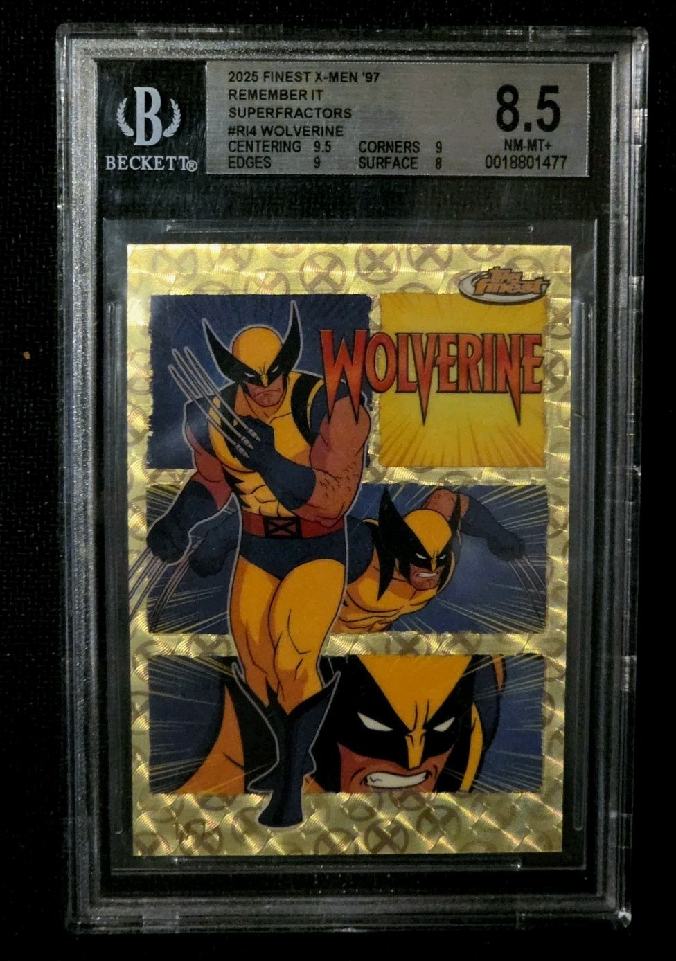 Wolverine - 2025 Topps X-Men '97 Finest 1/1 Superfractor Odds 1:404,700 Wolverine - 2025 Topps X-Men '97 Finest 1/1 Superfractor Odds 1:404,700