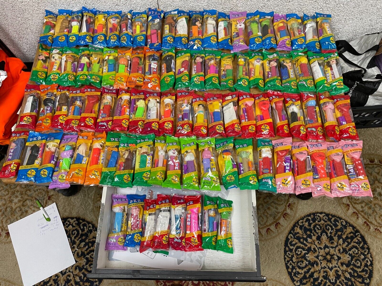  Vintage Pez Collection (270 in total) - Most in Original Packaging