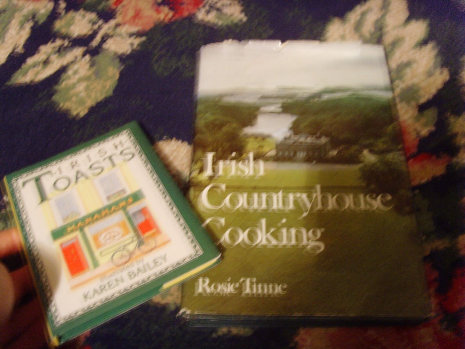 St Patrick's Day reads Irish Toasts and Irish Countryhouse Cooking book cookbook