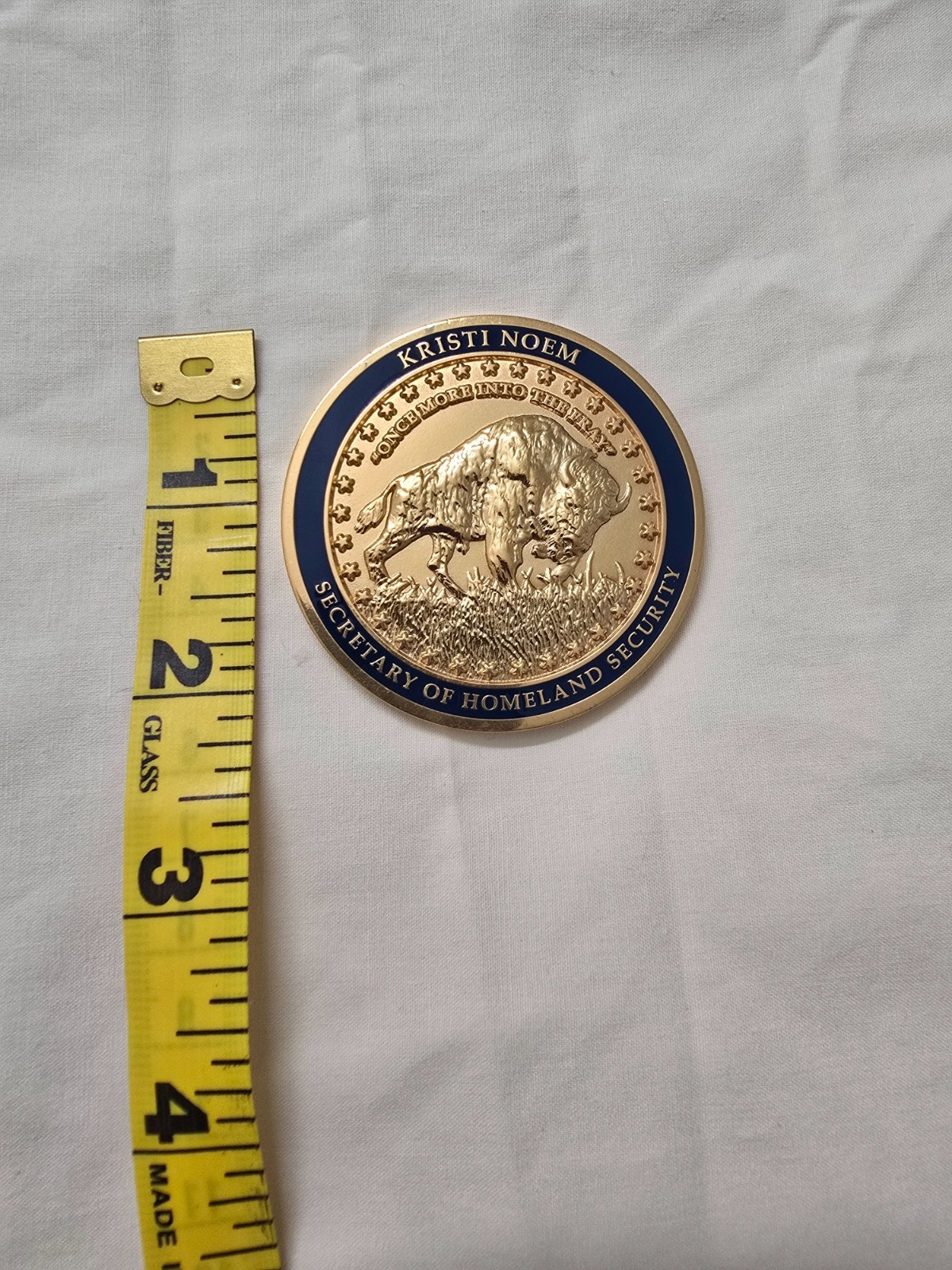 RARE Secretary Kristi Noem Buffalo Challenge Coin RARE Secretary Kristi Noem Buffalo Challenge Coin