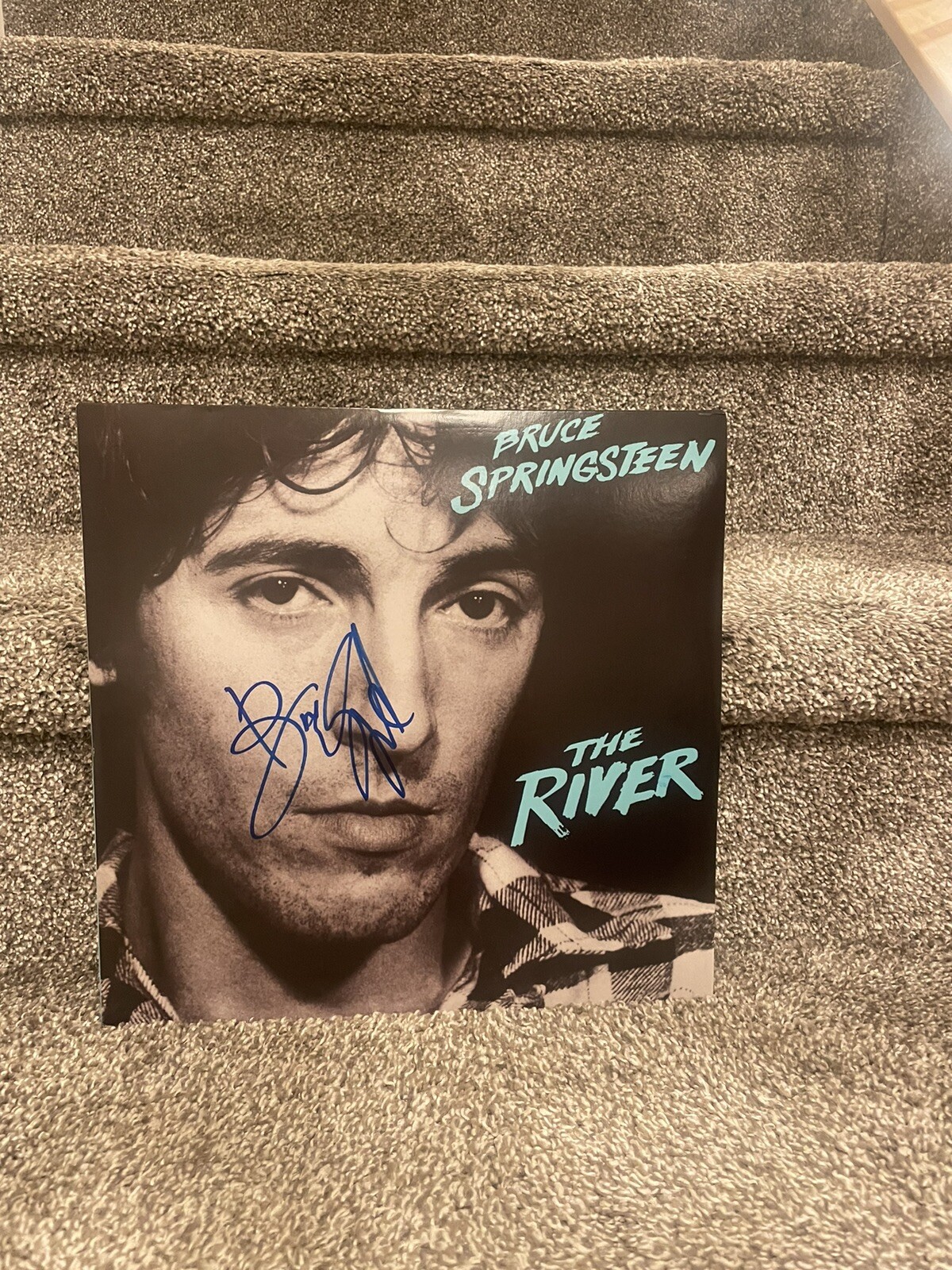 Bruce Springsteen Signed Autograph The River LP VINYL *Proof* *in Person* Rare Bruce Springsteen Signed Autograph The River LP VINYL *Proof* *in Person* Rare