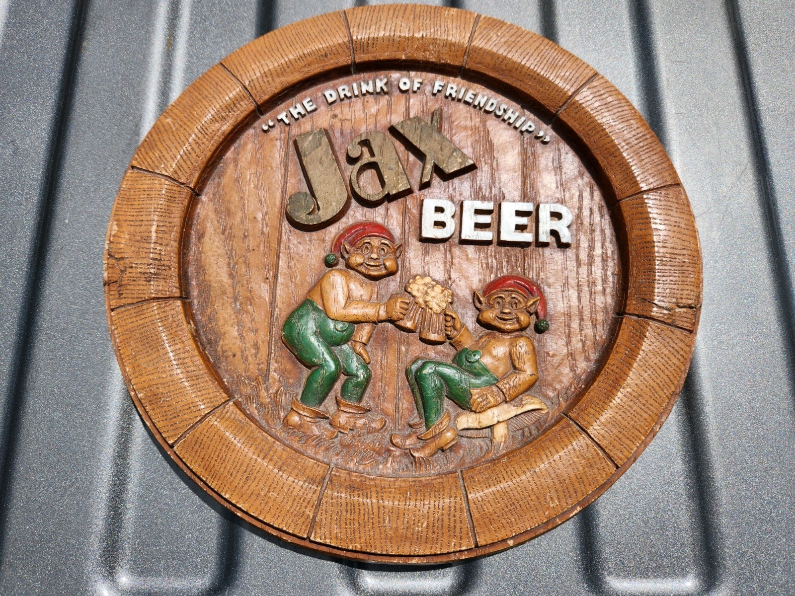 Rare 1913-1956 Jax Beer Jacksonville Florida Breweriana Advertisng Sign