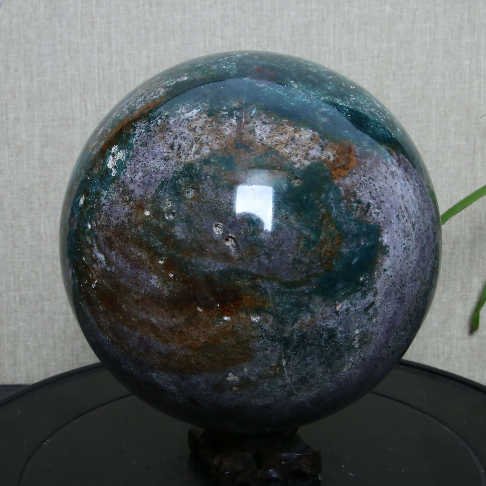 B1871-4046g Amazing natural Ocean Jasper Orbicular Sphere Reiki Crystal Ball B1871-4046g Amazing natural Ocean Jasper Orbicular Sphere Reiki Crystal Ball