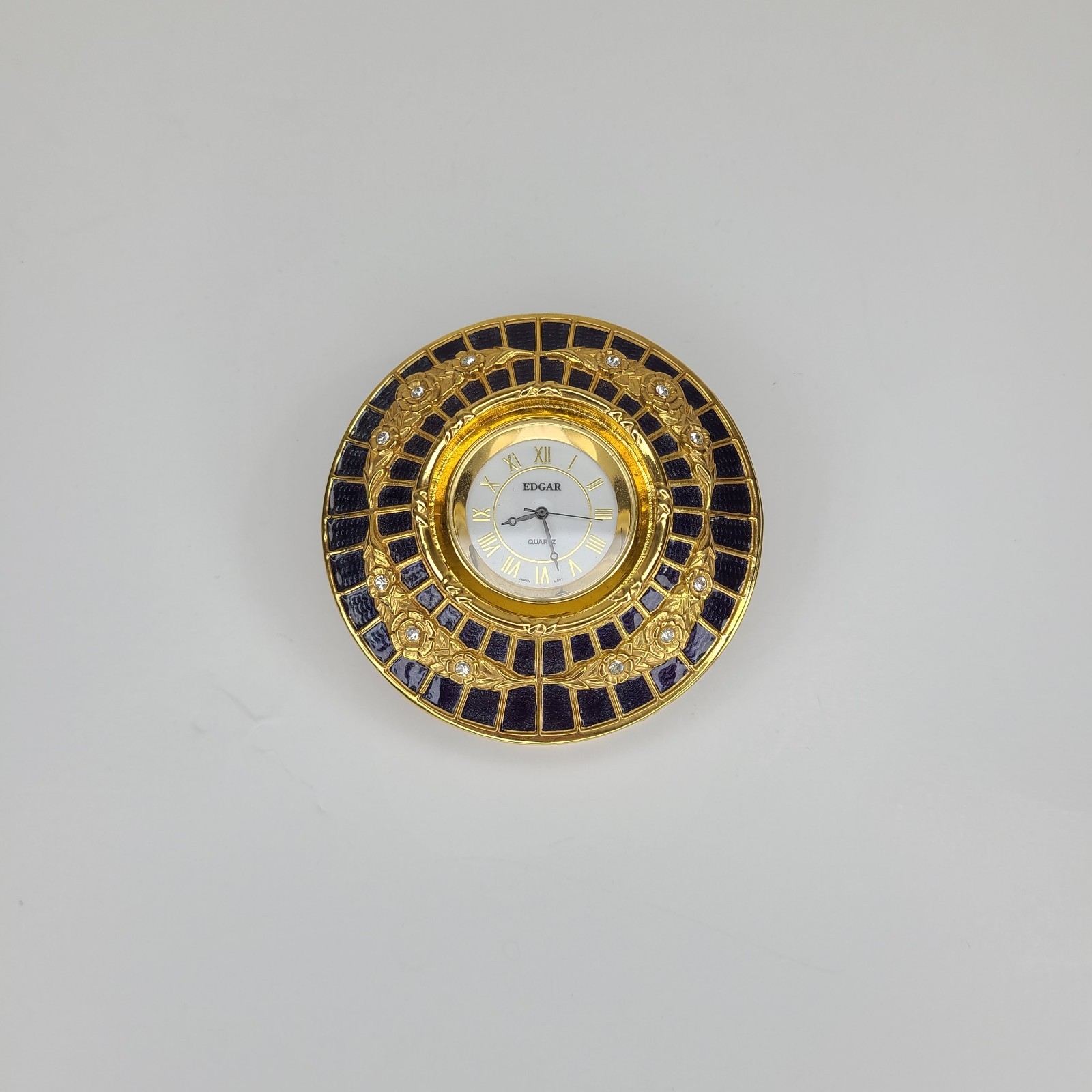 Edgar Berebi Limited Edition Hermitage Clock Round Trinket Box Ornate Faberge Edgar Berebi Limited Edition Hermitage Clock Round Trinket Box Ornate Faberge