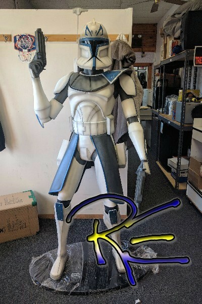 Gentle Giant Star Wars Clone Wars Captain Rex Life Size Monument Rare In Stock Gentle Giant Star Wars Clone Wars Captain Rex Life Size Monument Rare In Stock