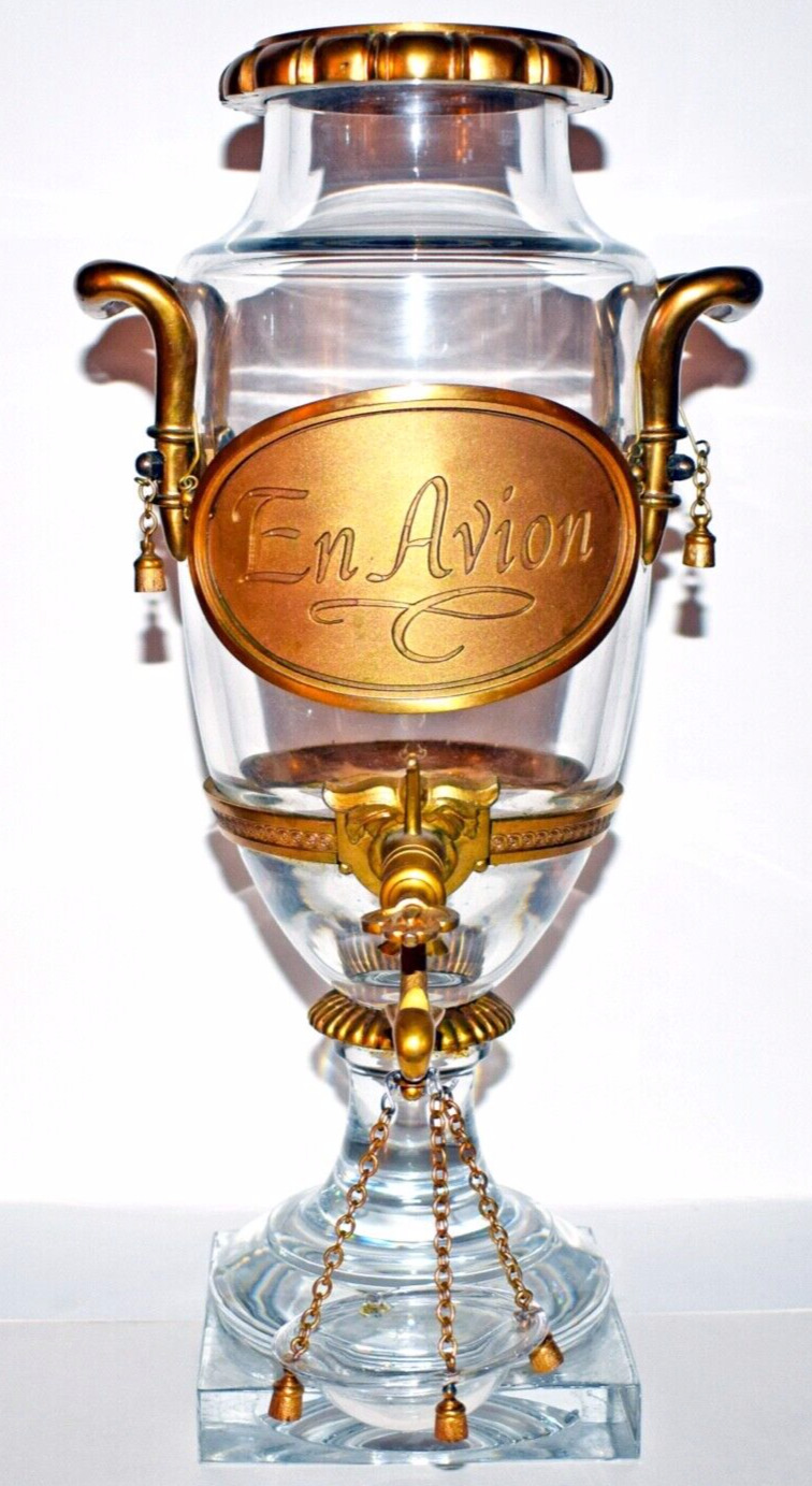 BACCARAT CRYSTAL ORMOLU PERFUME URN EXCLUSIVELY FOR THE HOUSE OF CARON MSRP $25K