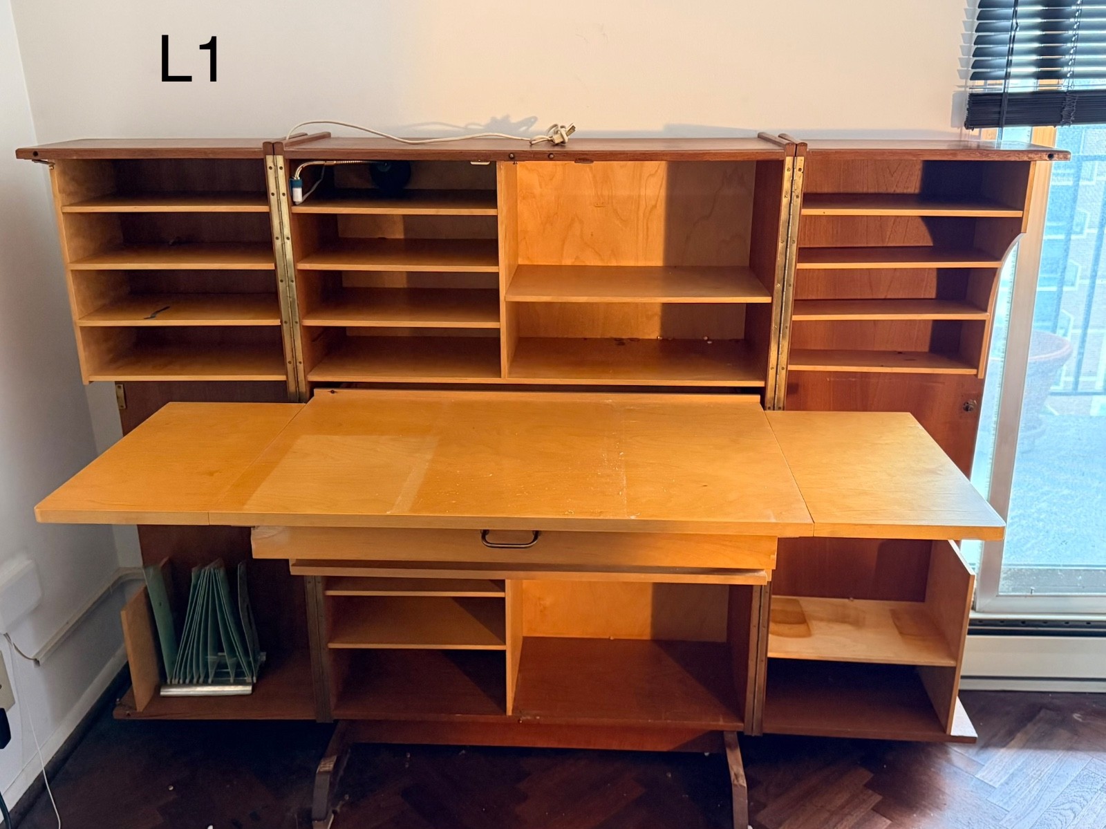 Rare Selfile Systemer Norwegian Mid Century Miniature Office Secretary Desk Rare Selfile Systemer Norwegian Mid Century Miniature Office Secretary Desk