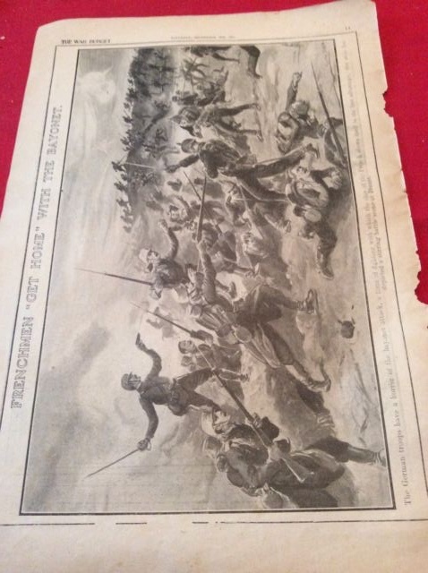 m12k ephemera 1914  picture french attack at dinant 