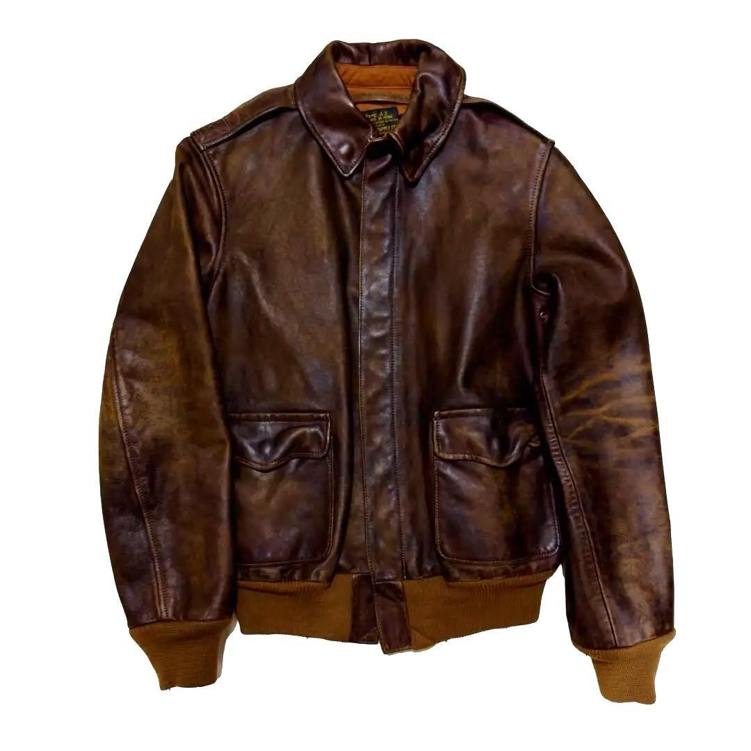 RRL Masterpiece A2 Leather Jacket Xs Men Rare Ralph Lauren Model Limited Edition RRL Masterpiece A2 Leather Jacket Xs Men Rare Ralph Lauren Model Limited Edition