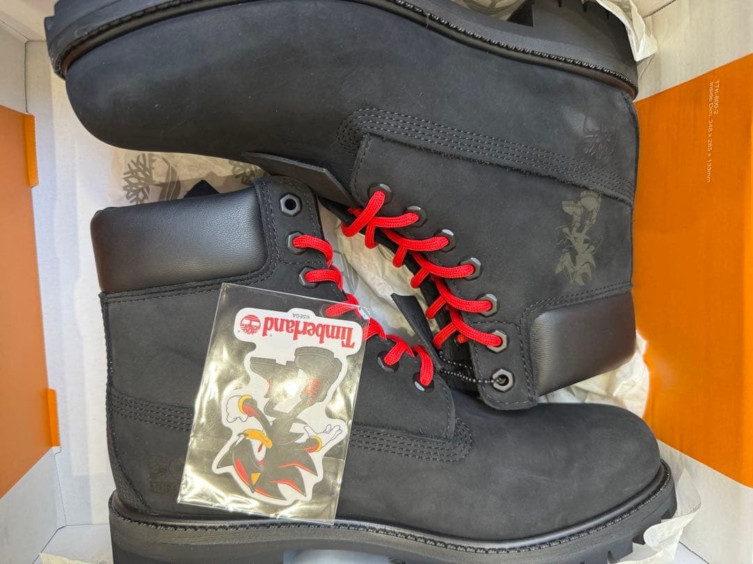 Timberland x Shadow the Hedgehog Boots US 9.5 JP27.5cm Timberland x Shadow the Hedgehog Boots US 9.5 JP27.5cm