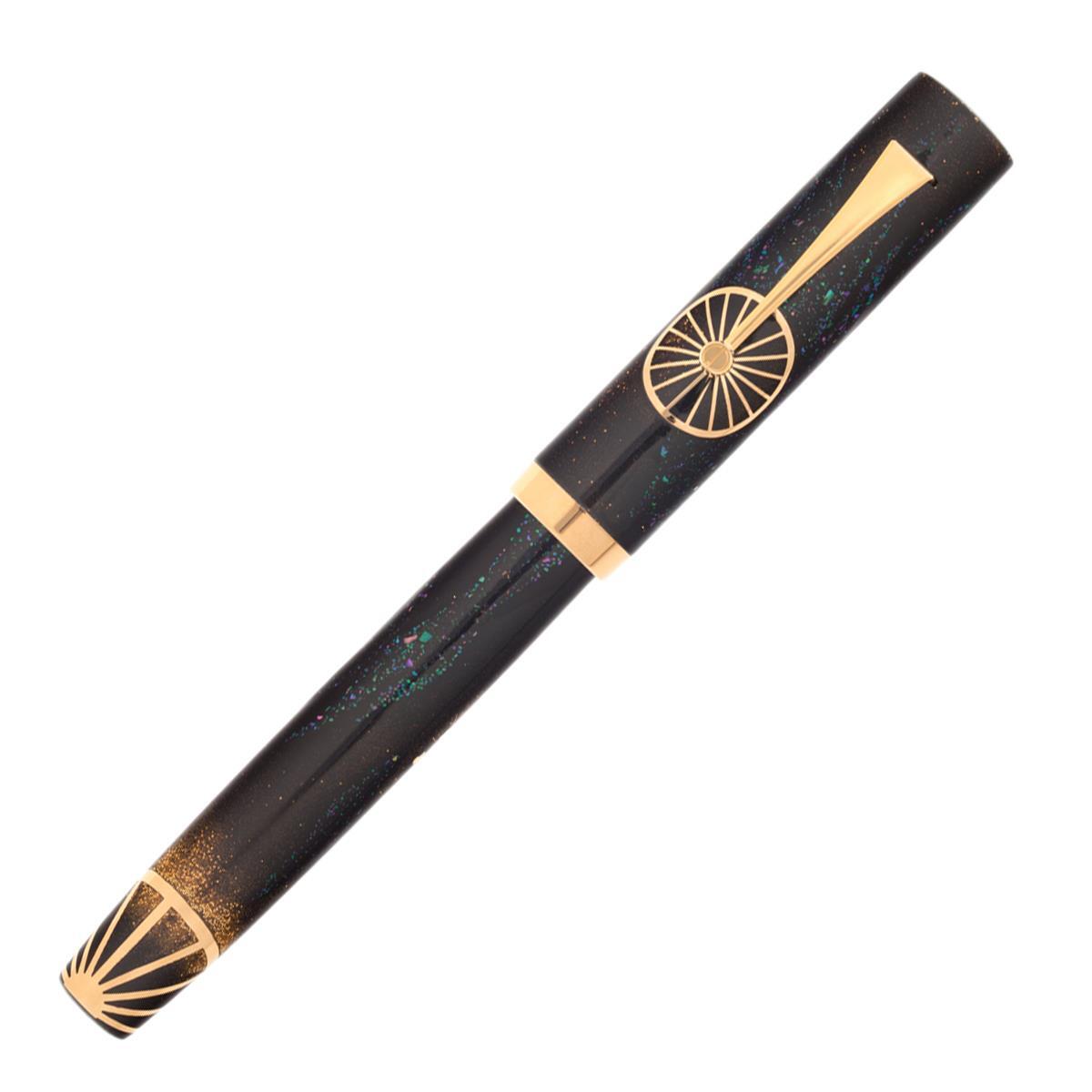 NEW RARE 2003 DUNHILL NAMIKI MAKI-E MOTORITIES FOUNTAIN PEN BY MASATO SATO