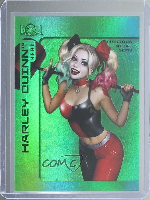 2025 Skybox Metal Universe Batman PMG Green 7/10 Harley Quinn #35 1s8q 2025 Skybox Metal Universe Batman PMG Green 7/10 Harley Quinn #35 1s8q