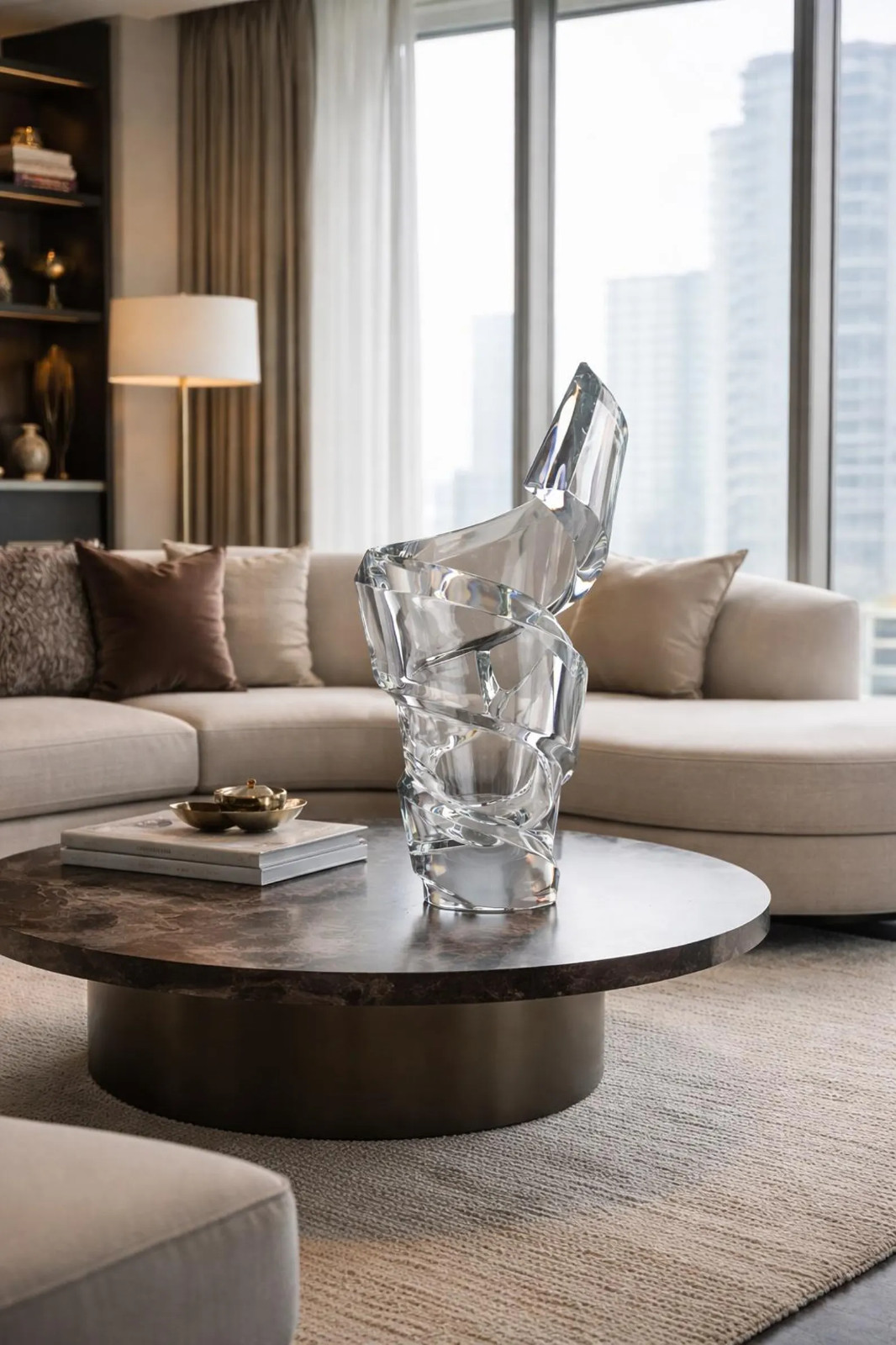 Baccarat Spirale XL very large flower vase, limited ed 10kg Limited 500 signed Baccarat Spirale XL very large flower vase, limited ed 10kg Limited 500 signed