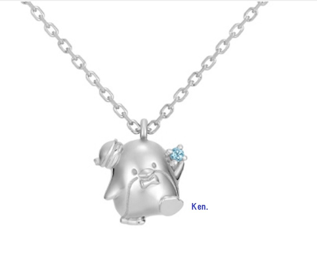 U-TREASURE Tuxedo Sam Sanrio Necklace Platinum Japan New Kawaii Gift Cute F/S U-TREASURE Tuxedo Sam Sanrio Necklace Platinum Japan New Kawaii Gift Cute F/S