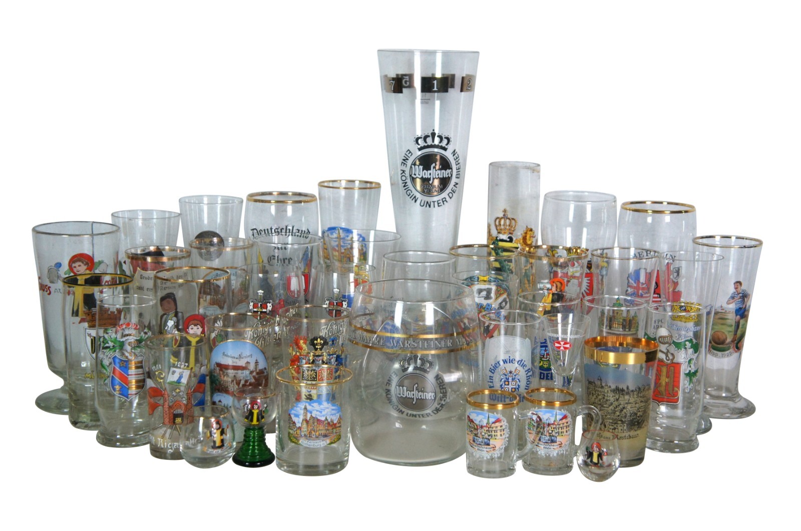 41 Pc Vintage Lot German Beer Souvenir Munchen City Beer Bar Drinking Glasses 41 Pc Vintage Lot German Beer Souvenir Munchen City Beer Bar Drinking Glasses
