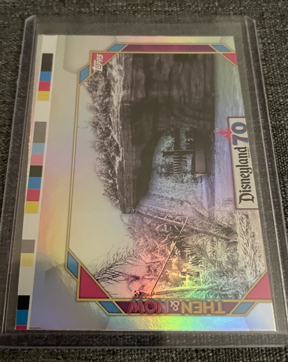 2025 Topps Disneyland 70th Backside of Water ERROR Miscut Rainbow Foil Rare