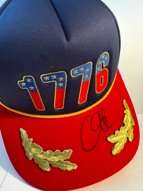 Charlie Kirk Signed 1776 Autographed Cap Celebrate America 250 1776-2026 Charlie Kirk Signed 1776 Autographed Cap Celebrate America 250 1776-2026